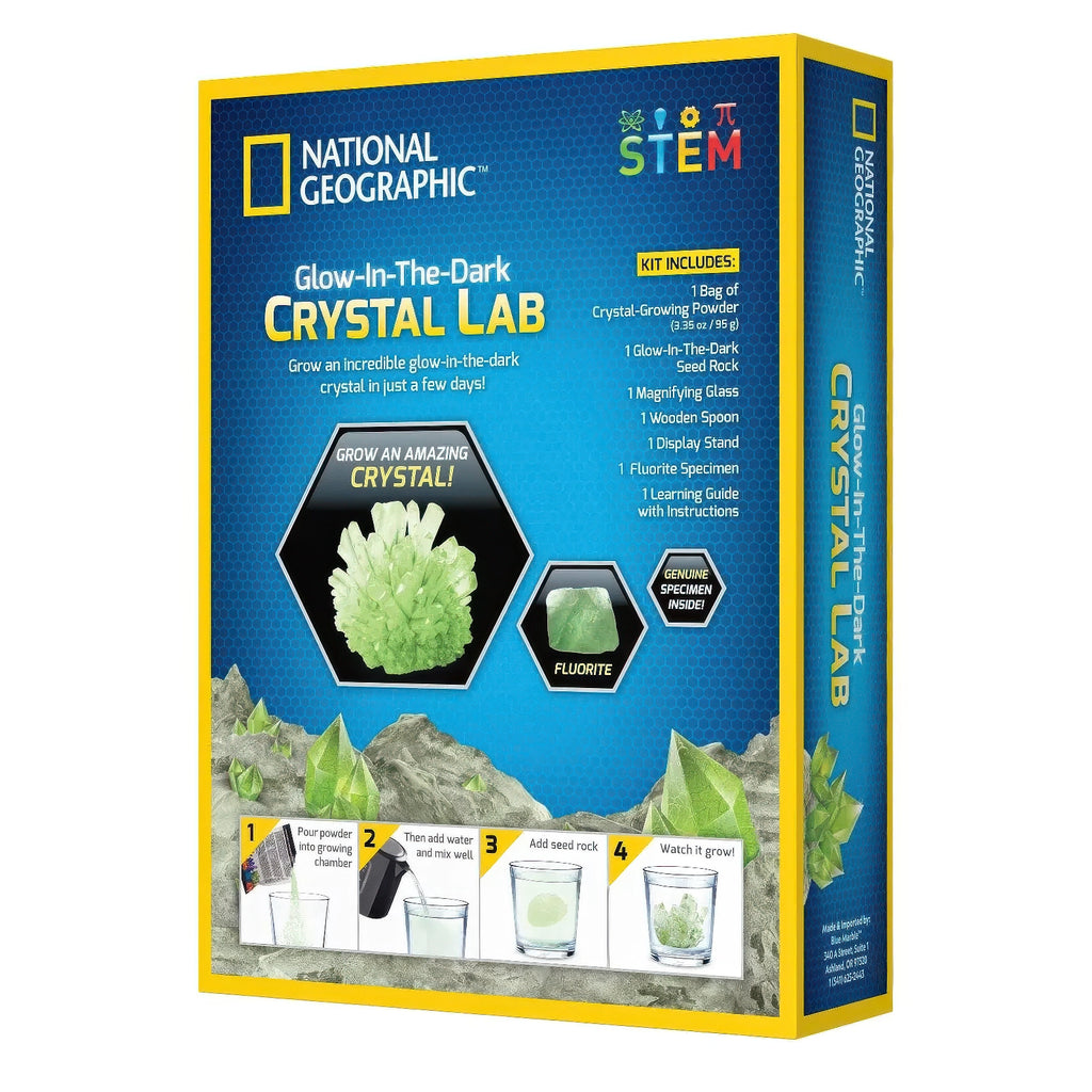 National Geographic Glow In The Dark Crystal Lab Kit - Fluorite