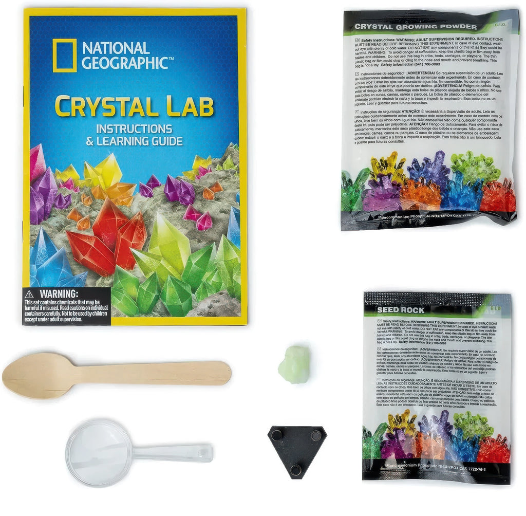 National Geographic Glow In The Dark Crystal Lab Kit - Fluorite