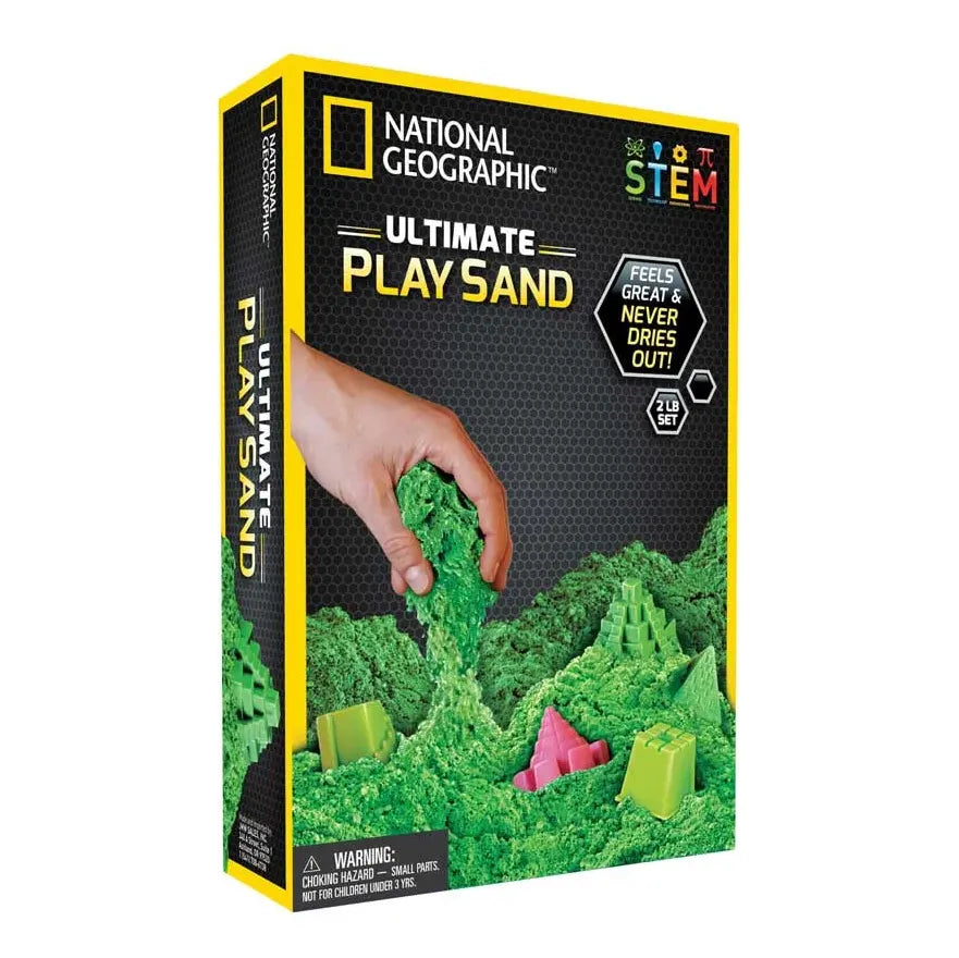 National Geographics Ultimate Green Play Sand - TOYBOX Toy Shop