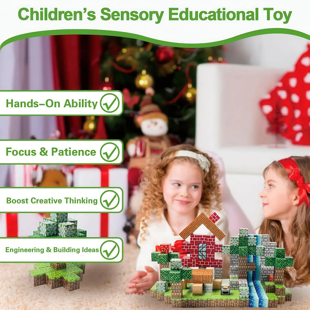 Neo Click Magnetic Building Cubes – 100pce Set