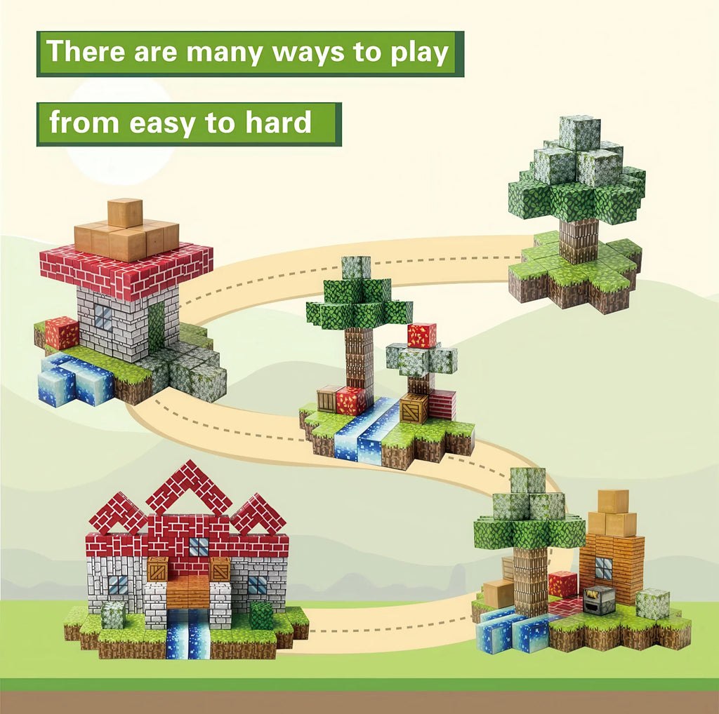 Neo Click Magnetic Building Cubes – 100pce Set