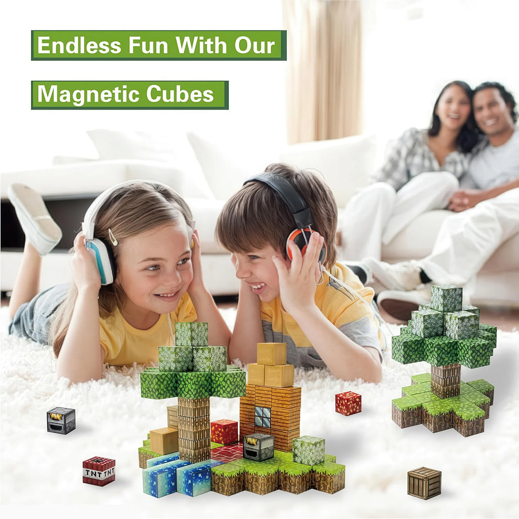 Neo Click Magnetic Building Cubes – 100pce Set