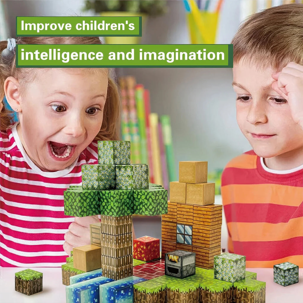 Neo Click Magnetic Building Cubes – 100pce Set