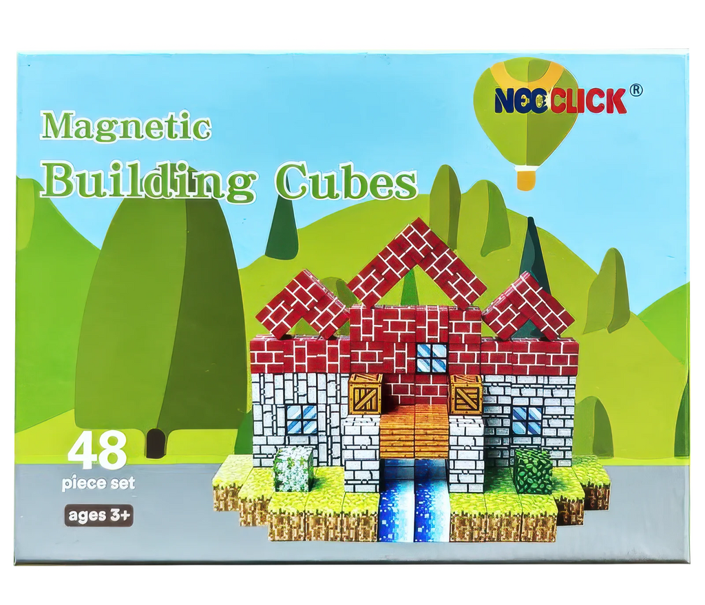 Neo Click Magnetic Building Cubes – 48pce Set