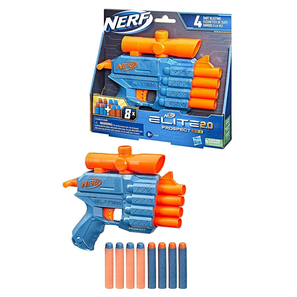 NERF Elite 2.0 Prospect QS-4 Blaster - TOYBOX Toy Shop