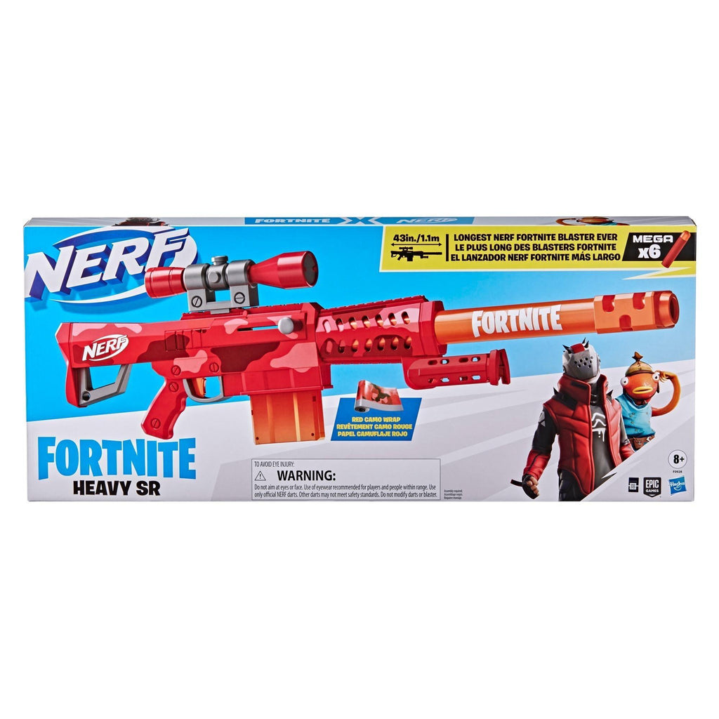 NERF Fortnite Heavy SR Blaster - TOYBOX Toy Shop