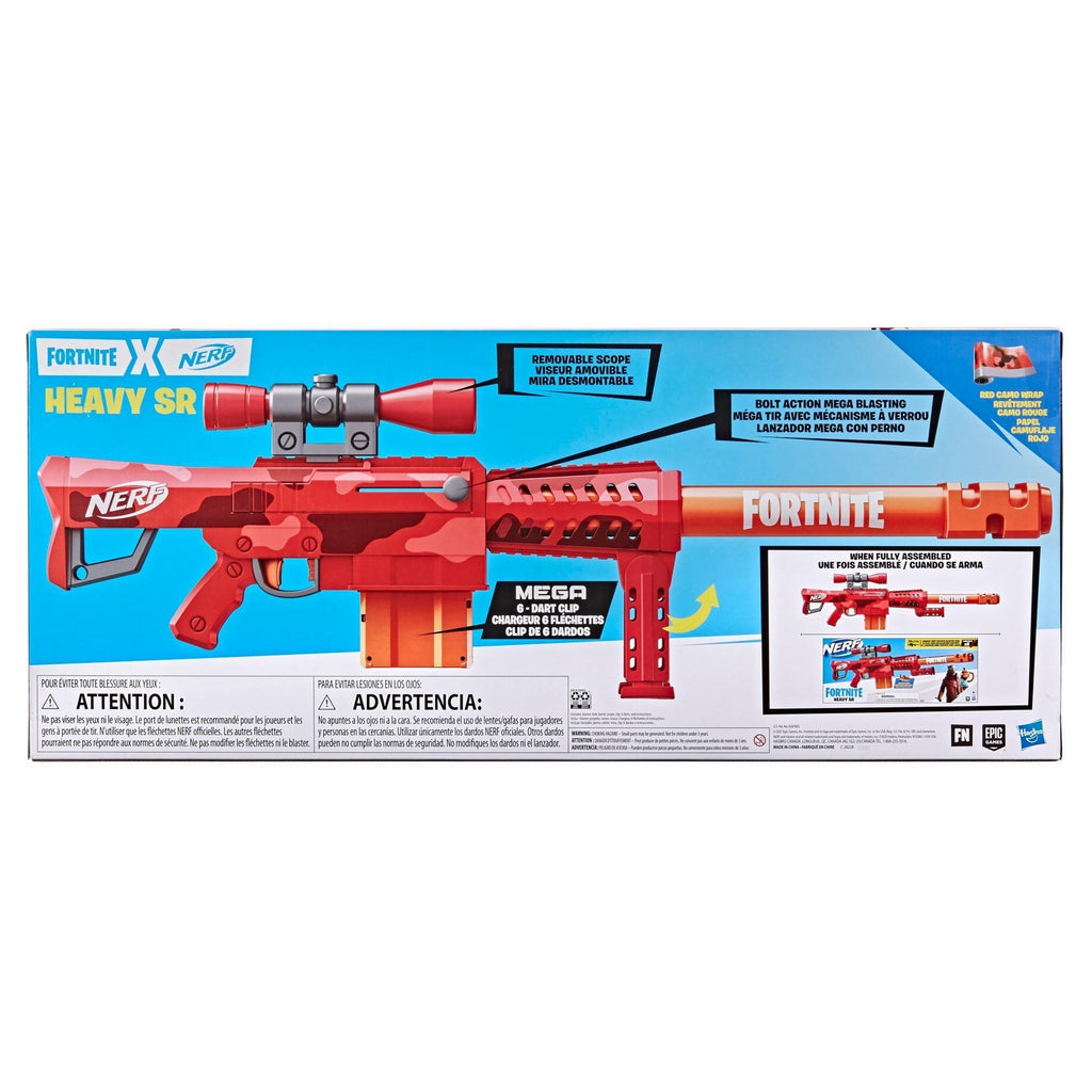 NERF Fortnite Heavy SR Blaster - TOYBOX Toy Shop