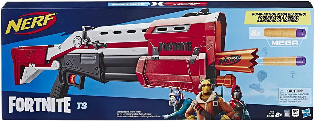 NERF Fortnite TS Pump Action Dart Blaster - TOYBOX Toy Shop