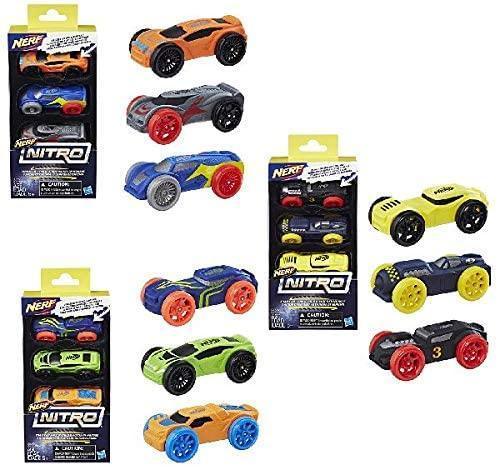 Nerf Nitro C0776 Foam Cars - Pack of 3 - TOYBOX Toy Shop