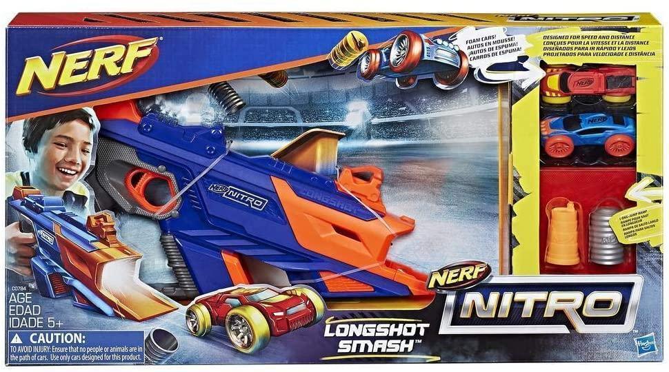 Nerf Nitro C0784 LongShot Smash Set - TOYBOX Toy Shop
