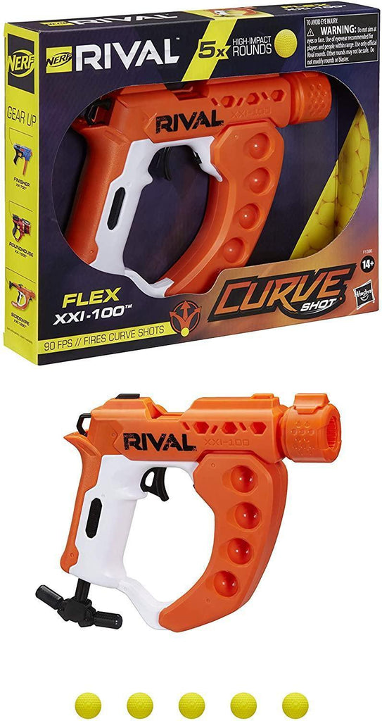 NERF Rival Curve Shot Flex XXI-100 Blaster - TOYBOX Toy Shop
