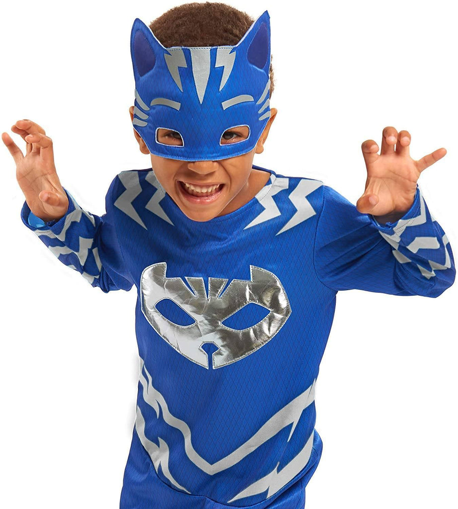 NEW! PJ Masks Turbo Blast Catboy Silver Accents Costume Set - TOYBOX Toy Shop