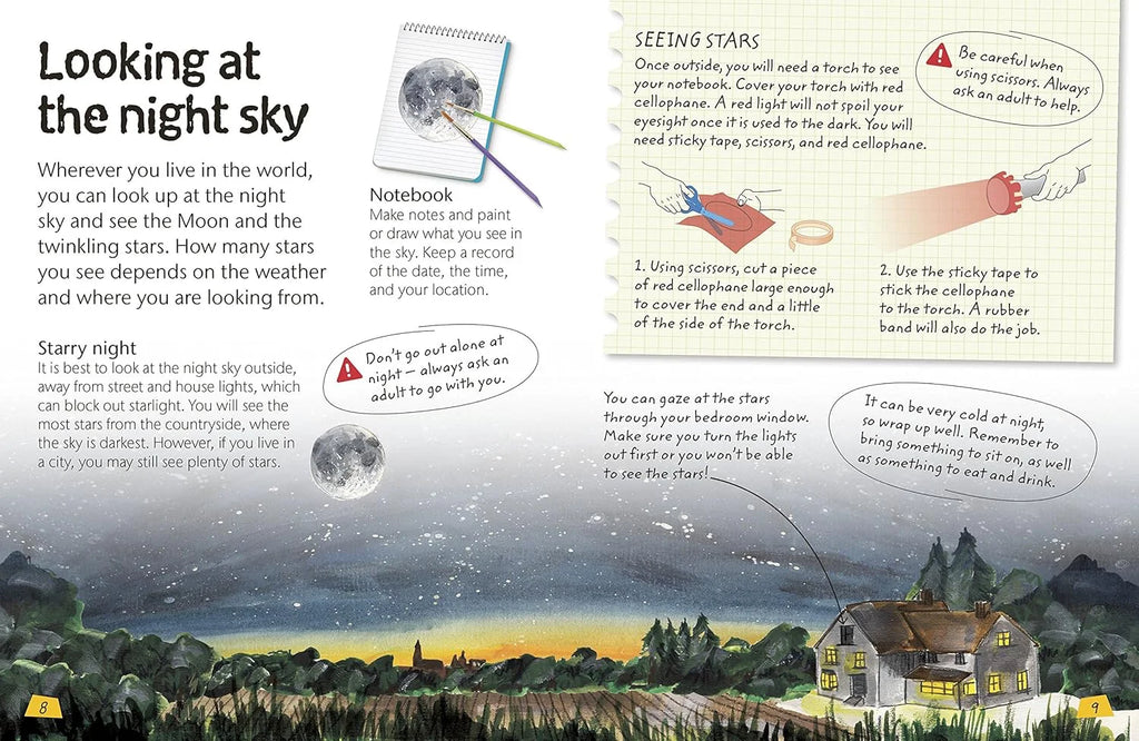 Night Sky Educational Hardback Book - TOYBOX Toy Shop