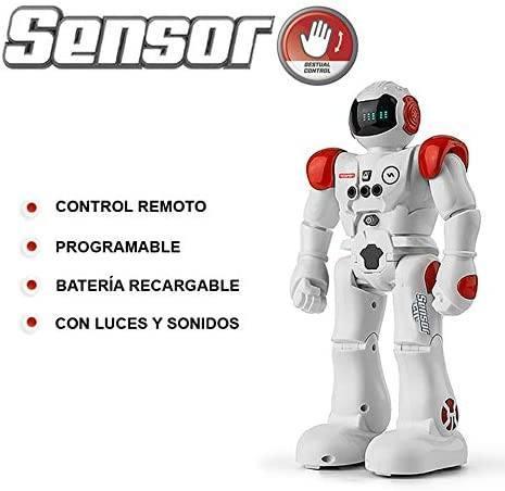 Ninco Sensor Robot 10043 Radio Control Programmable White and Red - TOYBOX Toy Shop