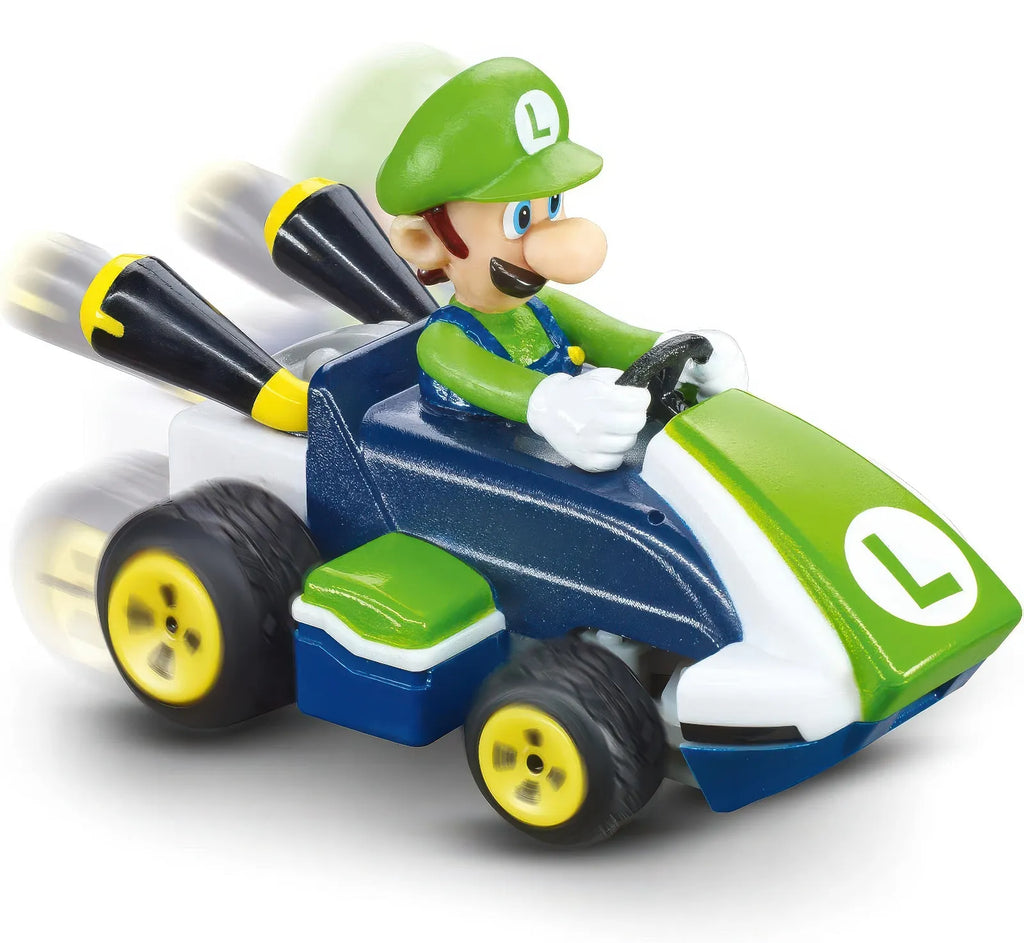Mario Kart Nintendo Luigi Mini 1:50 RC Racing Car