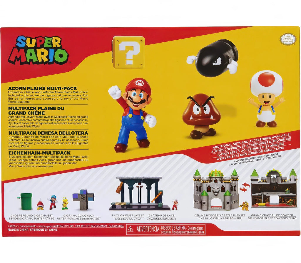 Nintendo Super Mario Acorn Plains Figure Set