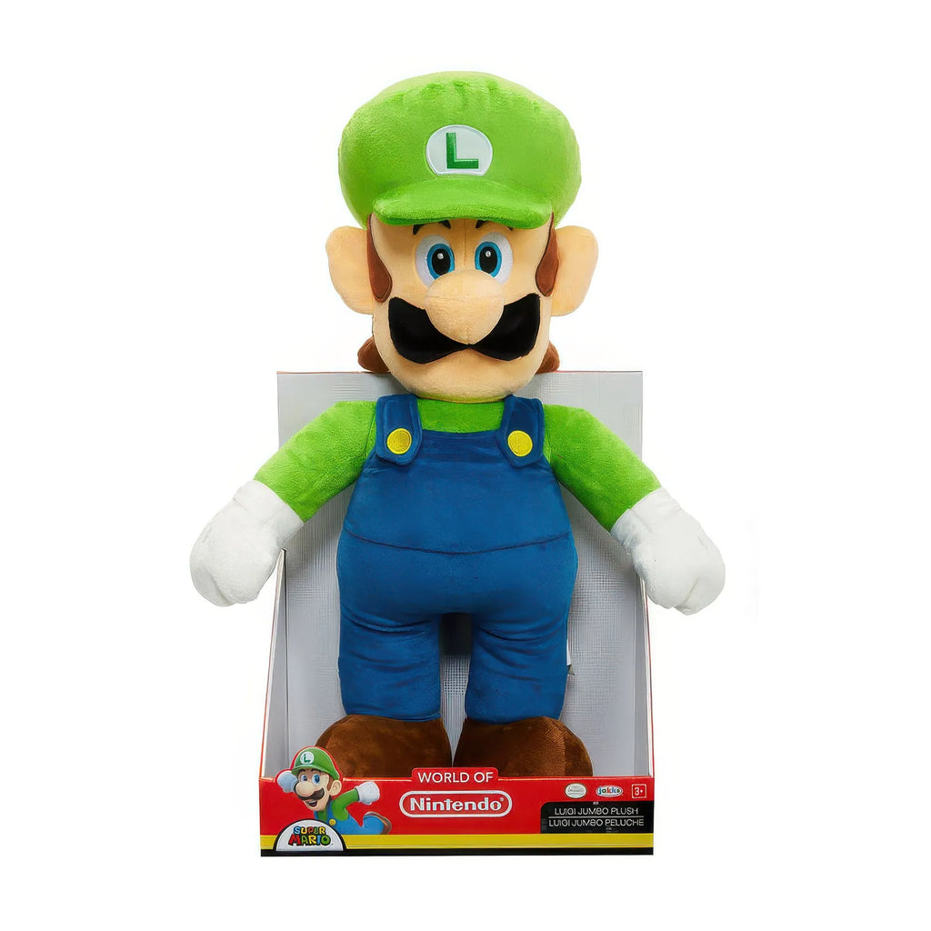 Nintendo Super Mario Luigi Jumbo Plush Toy 50cm