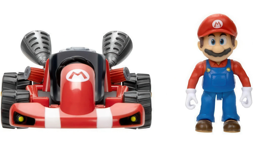 Nintendo Super Mario Movie 7 cm Figure With Kart Set - TOYBOX Toy Shop