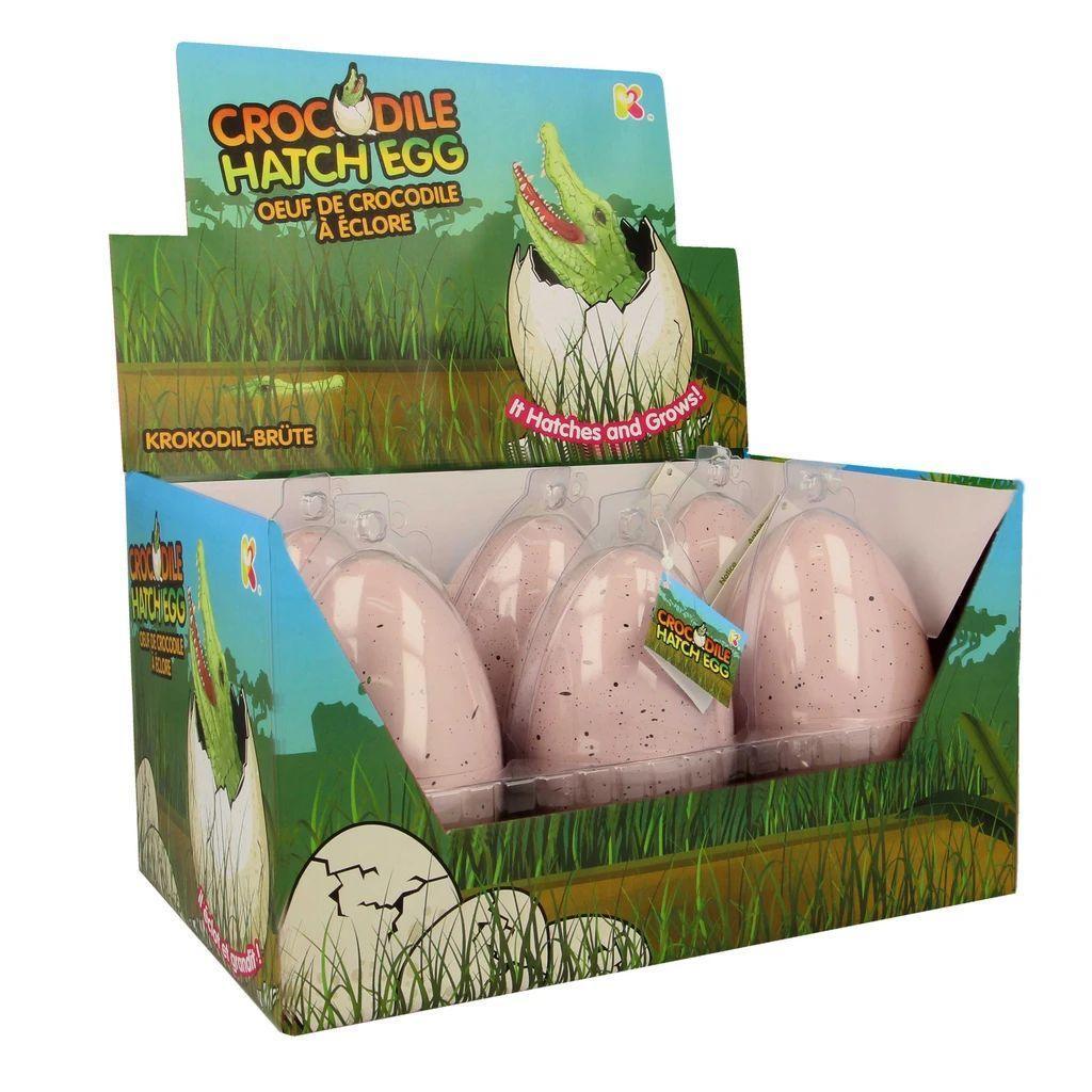 NURCHUMS Hatching Egg, Hatch and Grow Pet Crocodile - Large 11cm - TOYBOX Toy Shop