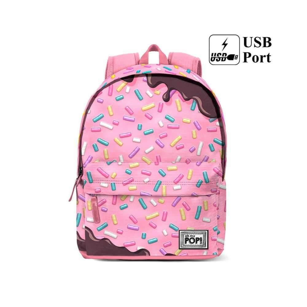 Oh My Pop Sprinkles School Backpack 44cm Pink - TOYBOX Toy Shop