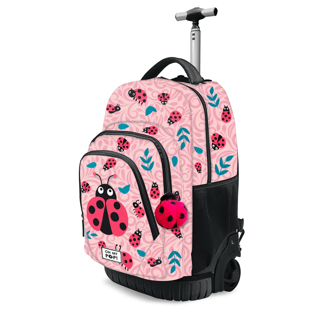 Oh My Pop! Rose GTS FAN Rolling Backpack Ladybug - TOYBOX Toy Shop