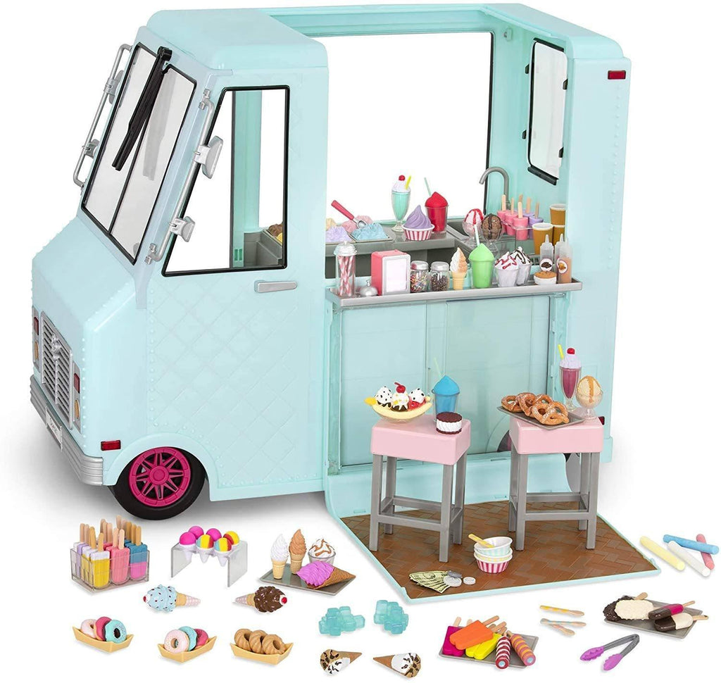 Our Generation BD37252 Sweet Stop Ice Cream Truck - TOYBOX