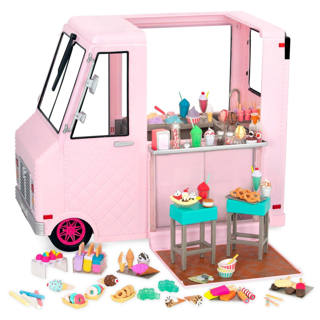 Our Generation BD37252 Sweet Stop Ice Cream Truck - TOYBOX Toy Shop