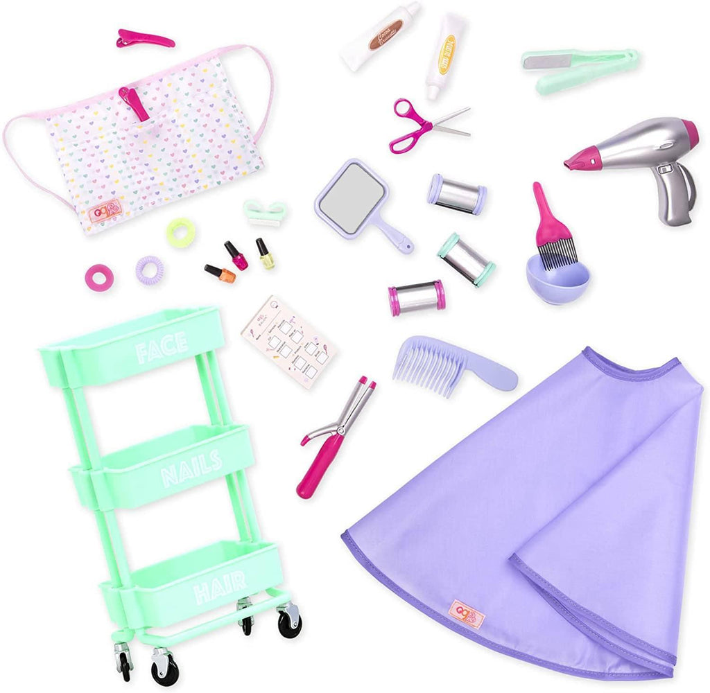 Our Generation Berry Nice Salon Set – Purple and Green - TOYBOX Toy Shop