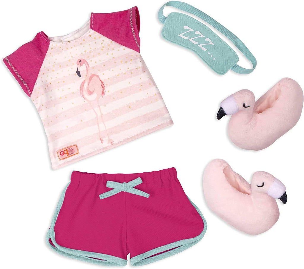 Our Generation Deluxe Classic Dress - Flamingo Dreaming - TOYBOX Toy Shop
