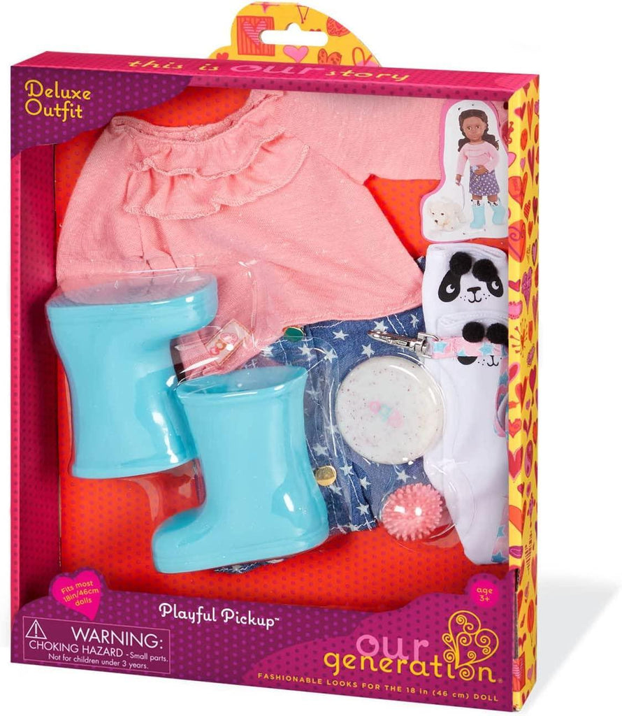 Our Generation Deluxe Doll Clothes - Dog Sitter - TOYBOX Toy Shop