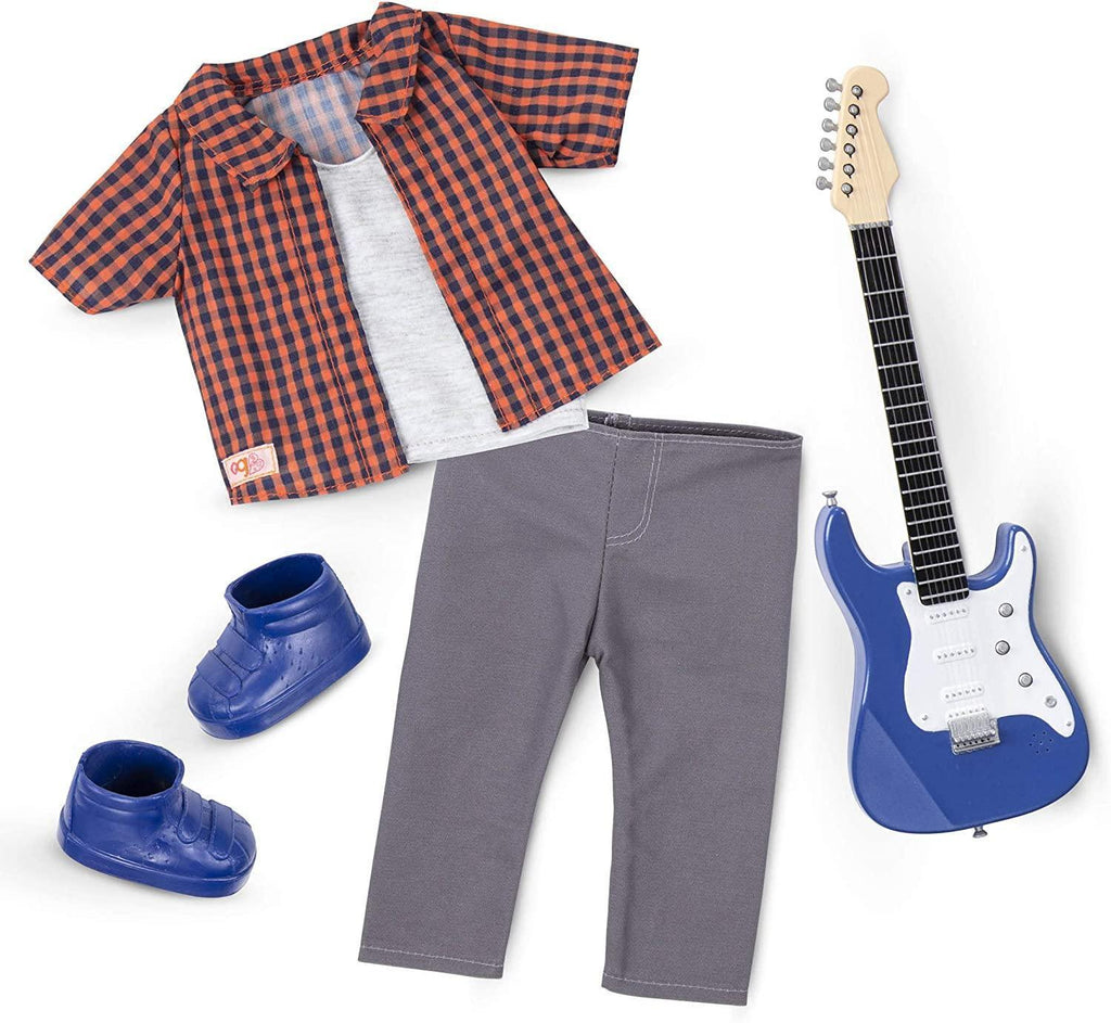 Our Generation Deluxe Outfit - Boy's Guitar - TOYBOX Toy Shop