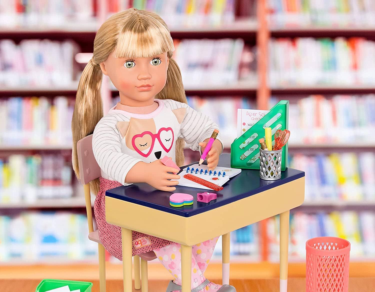 Our Generation Doll School Desk Buy Online at ♥️ TOYBOX