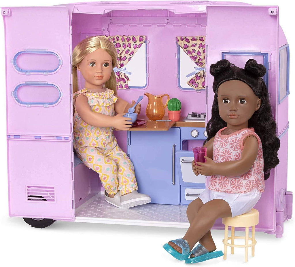 Our Generation Dolls Pink Caravan Playset - TOYBOX Toy Shop