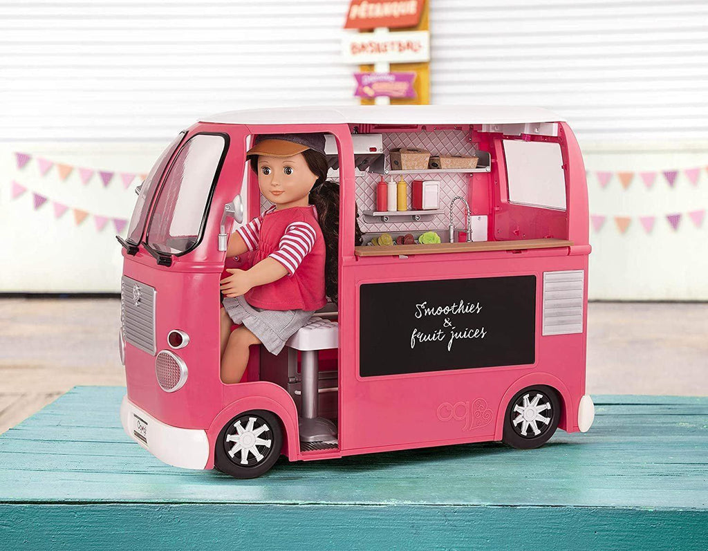 Our Generation Food Truck Pink BD37969Z - TOYBOX Toy Shop