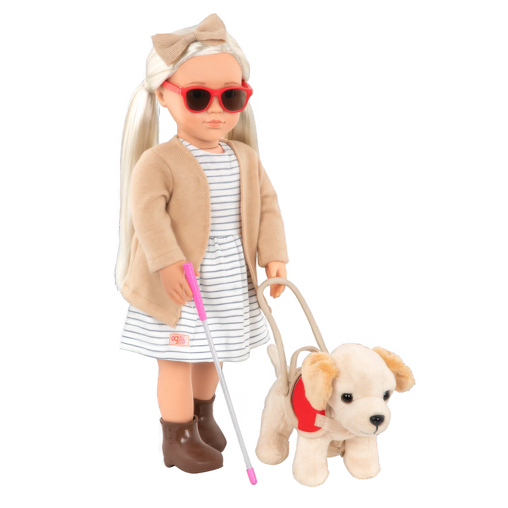 Our Generation Marlow 18-inch Doll and Guide Dog - TOYBOX Toy Shop