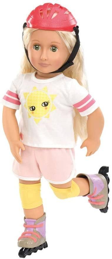 Our Generation Roll With It Doll Outfit Skates and Helmet for 18-inch Dolls - TOYBOX