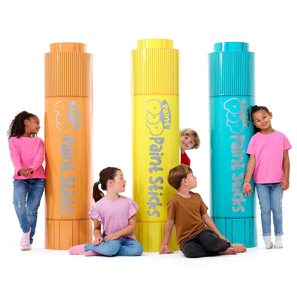 Paint Pop Paint Sticks For Kids - 6 Pack Metallic Assorted Colours - TOYBOX Toy Shop
