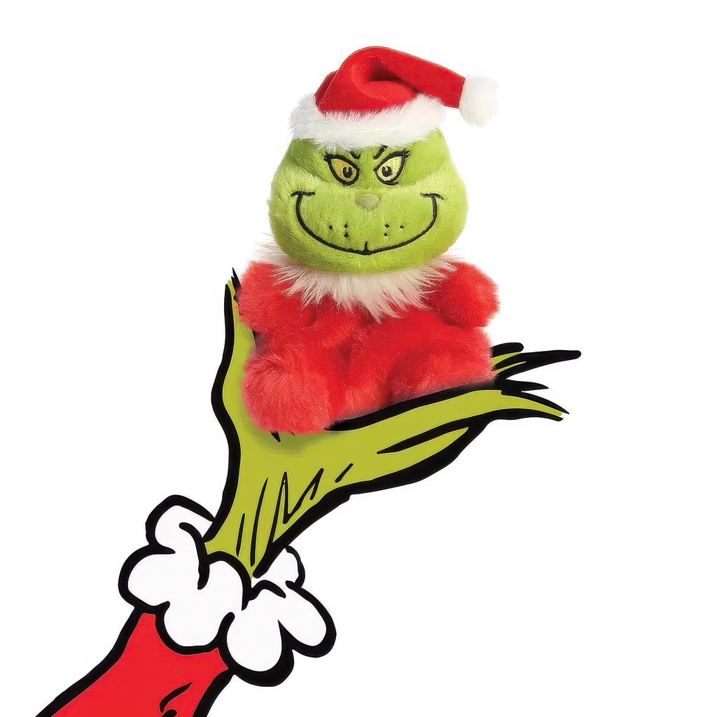 Palm Pal Santa Grinch 13cm Soft Toy