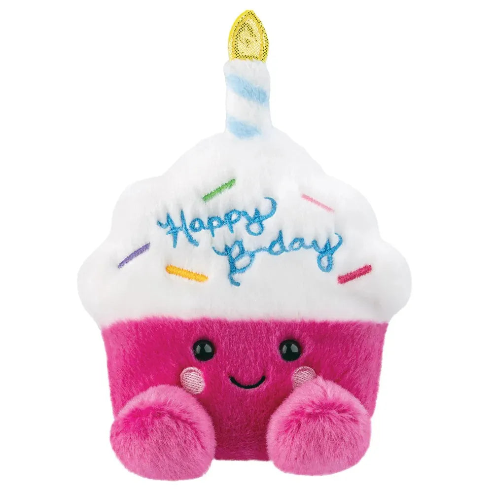 Palm Pals Sparkle Birthday Cupcake Soft Toy