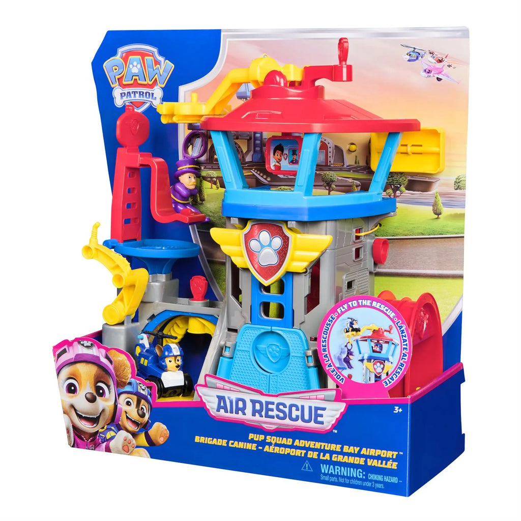 PAW Patrol Air Rescue Pup Squad Adventure Bay Airport Playset