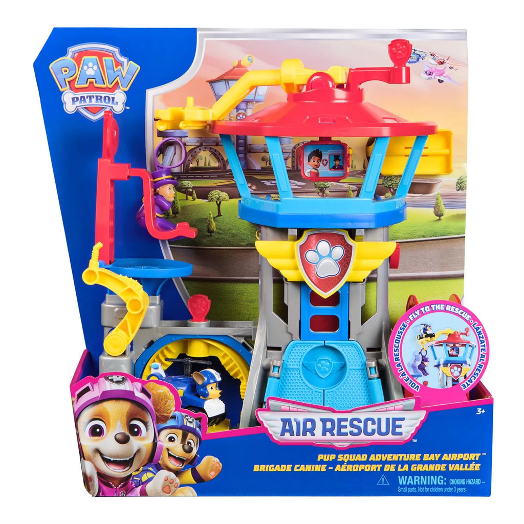 PAW Patrol Air Rescue Pup Squad Adventure Bay Airport Playset