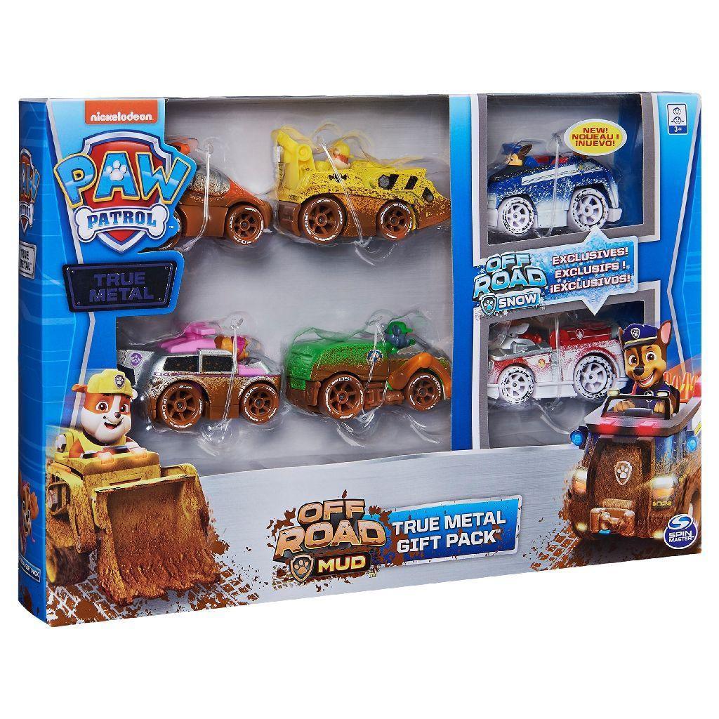 PAW Patrol, DIE-CAST Collectible Metal Classic 6 Vehicle Gift Pack - TOYBOX