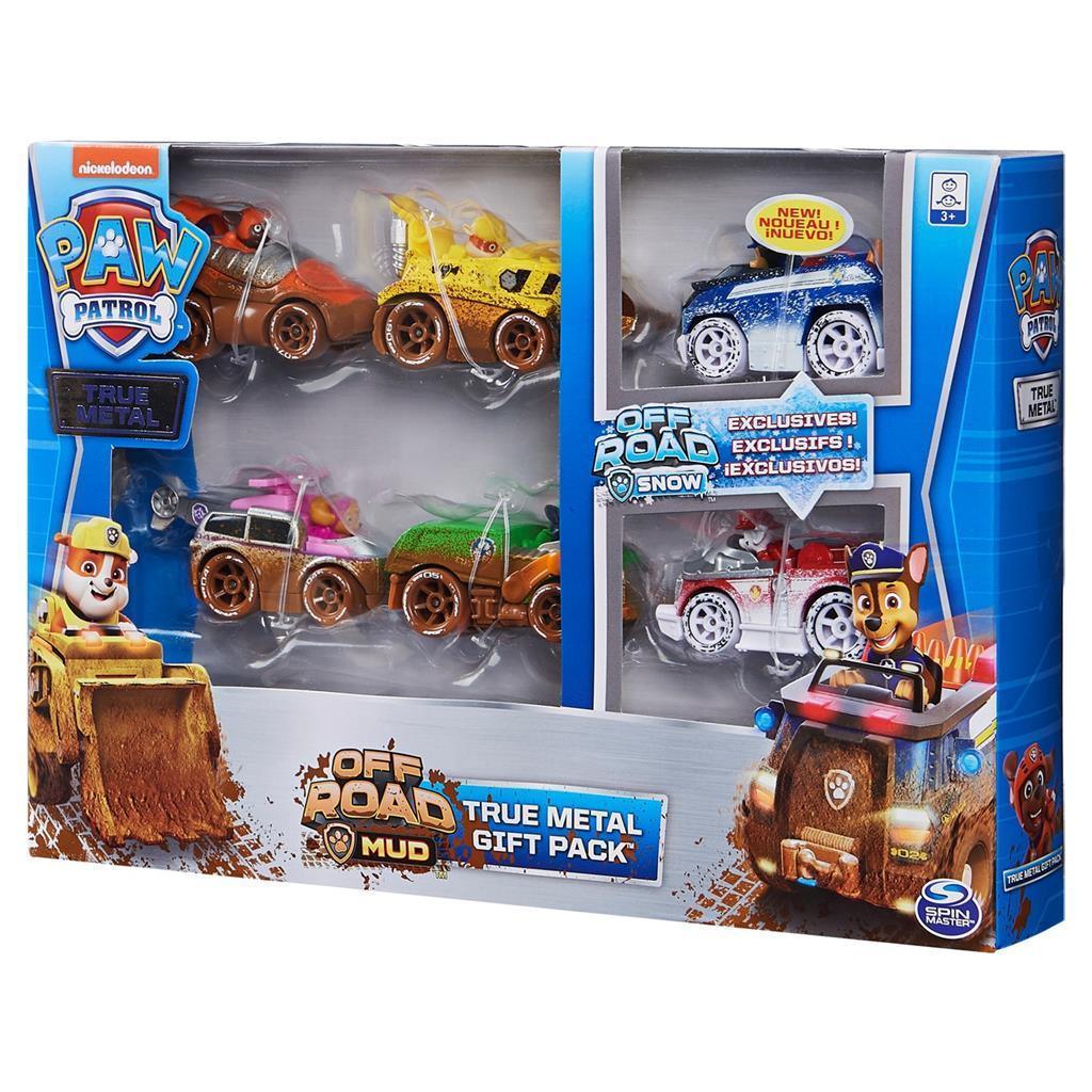 PAW Patrol, DIE-CAST Collectible Metal Classic 6 Vehicle Gift Pack - TOYBOX