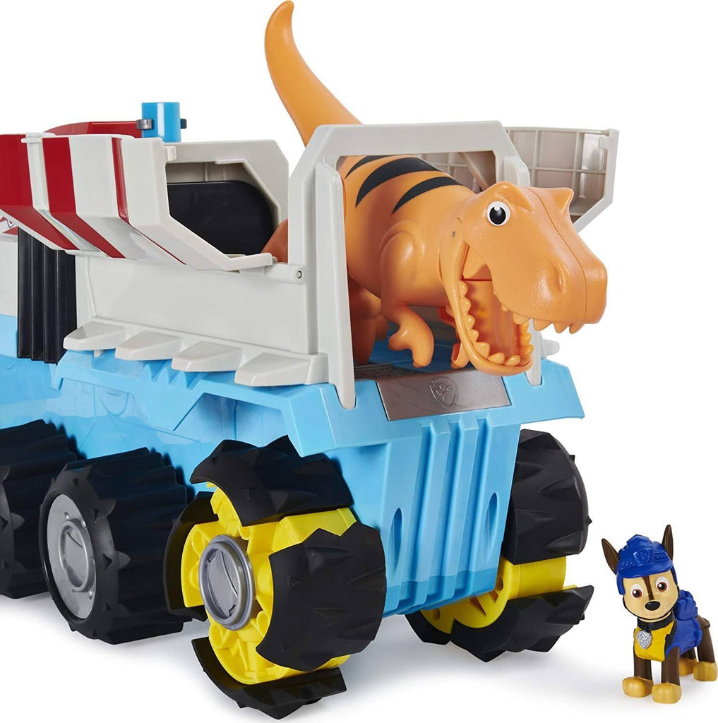 PAW Patrol Dino Rescue Dino Patroller Motorised Team Vehicle with Chase & T-Rex - TOYBOX