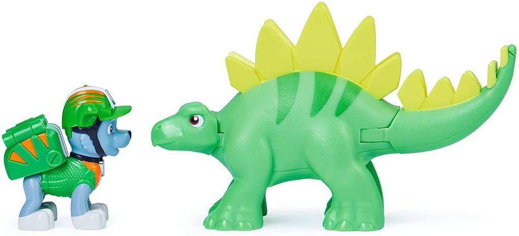 PAW Patrol Dino Rescue Figures and Mystery Dinosaur - Rocky and Stegosaurus - TOYBOX Toy Shop