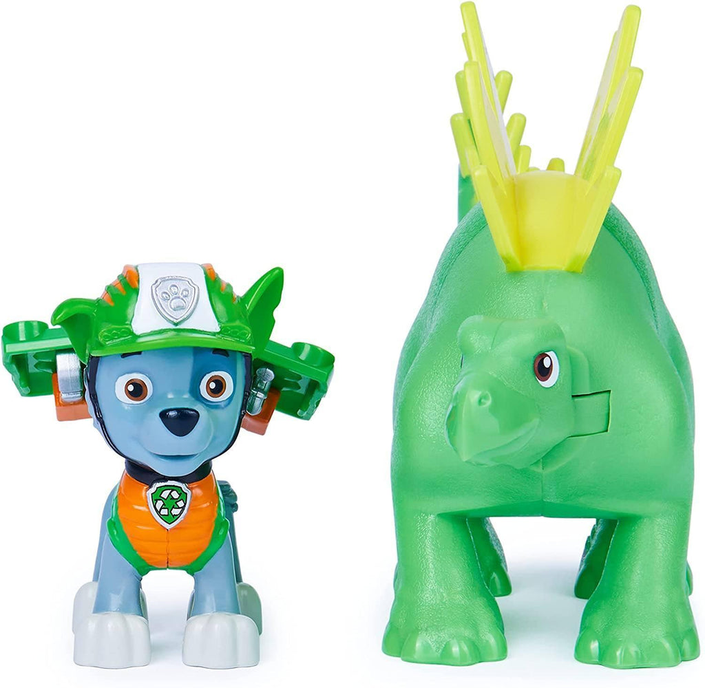 PAW Patrol Dino Rescue Figures and Mystery Dinosaur - Rocky and Stegosaurus - TOYBOX Toy Shop