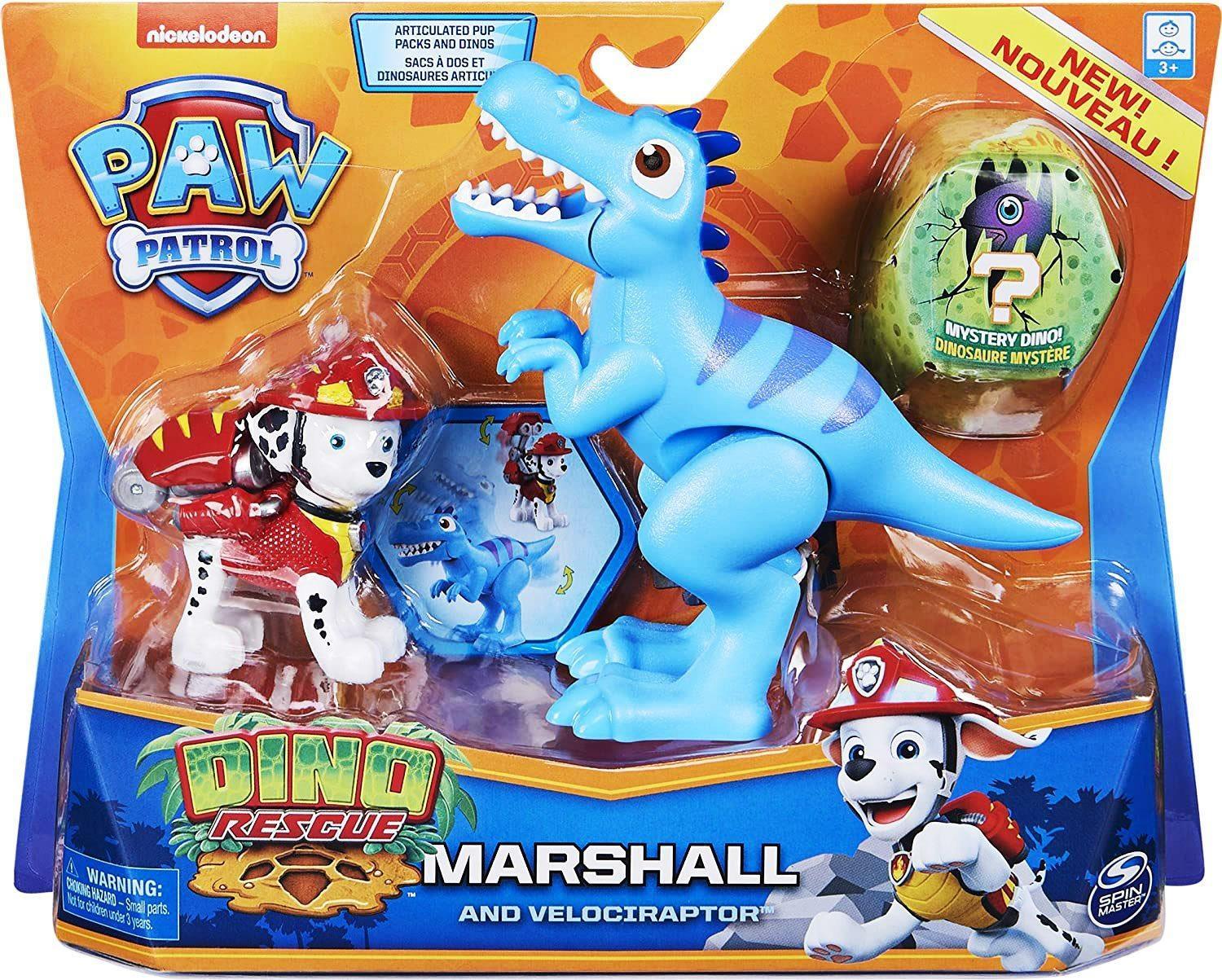 PAW Patrol Dino Rescue Marshall And Dinosaur Action Figure Set Buy paw-patrol-dino-rescue-marshall-and-dinosaur-action-figure-set-buy
