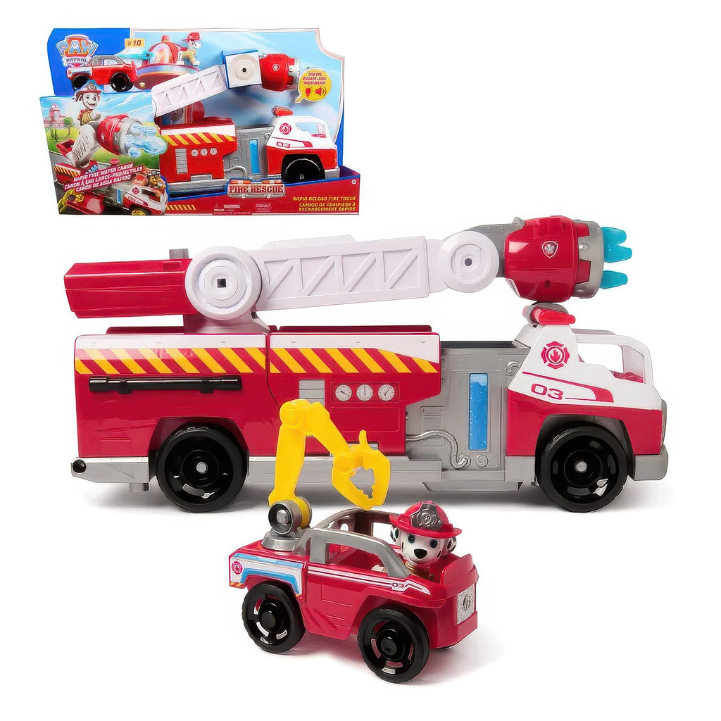 PAW Patrol Fire Rescue Deluxe Rapid Reload Fire Truck