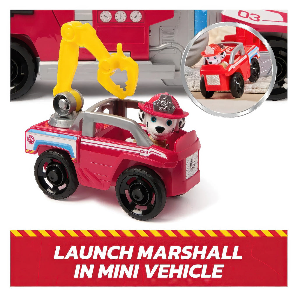 PAW Patrol Fire Rescue Deluxe Rapid Reload Fire Truck