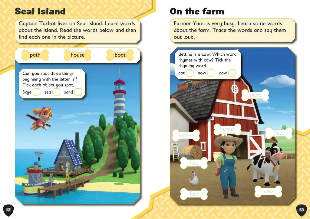 PAW Patrol First 100 Words Activity Book